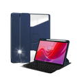 Калъф 2 в 1 с Bluetooth клавиатура за Lenovo Tab M11, 360° въртене, гранат, PU, включена стойка