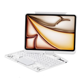 Compatible for iPad Air 11" Case With Keyboard (M3/M2, 2025/2024) and Air 5/4th Gen, iPad Pro 11 (2022/2021/2020/2018). 360 ° Rotating Multi-Touch Trackpad White