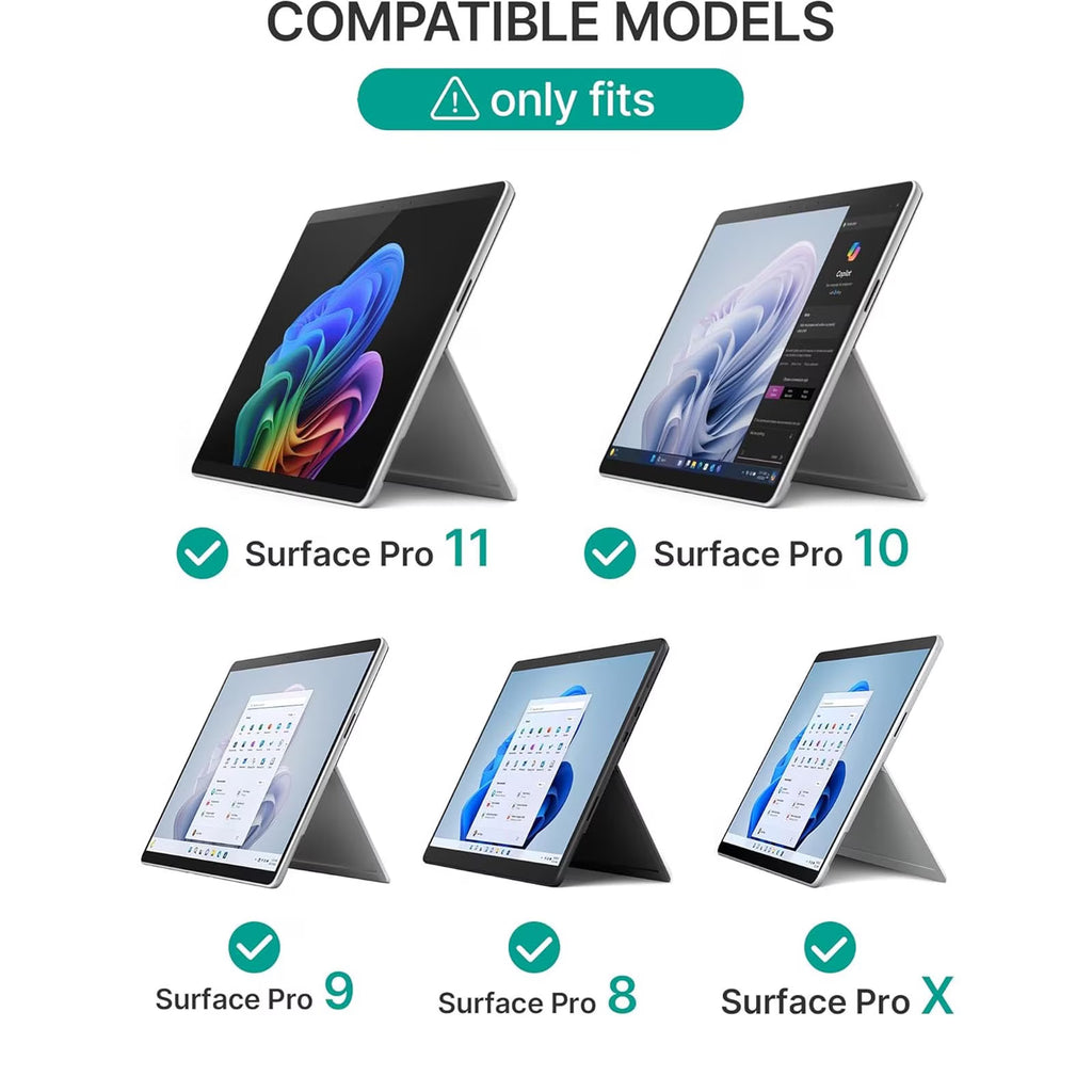 Wireless Keyboard, With touchpad and stylus pen support, Adjustable angle, Non-slip bottom, Capacitive pen, Portable, Bluetooth connection, 7-color backlight